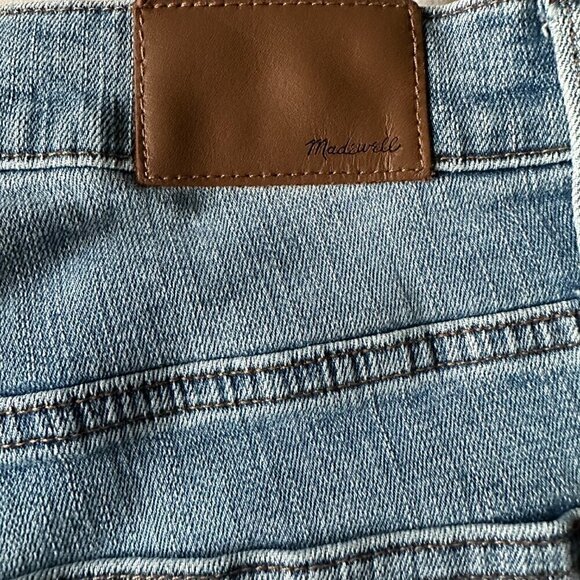 Madewell 10" High-Rise Skinny Jeans in Annapolis Light Wash Size 31 - Picture 11 of 15
